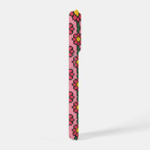 8-Bit Pixel Bloem Patroon iPhone Hoesje (Rechterkant)