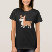 8 Bit Pixel Corgi T-shirt (Voorkant)