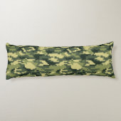 8 Bit Pixel Digitaal Woodland Camouflage / Camo Lichaamskussen (Achterkant)