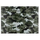 8 Bit Pixel Digitale Stedelijke Camouflage / Camo Snijplank (Voorkant)