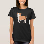 8 Bit Pixel English Bulldog T-shirt (Voorkant)