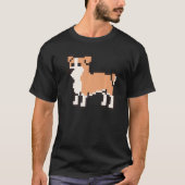 8 Bit Pixel English Bulldog T-shirt (Voorkant)