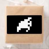 8 Bit Pixel Geest Etiket (Insitu)