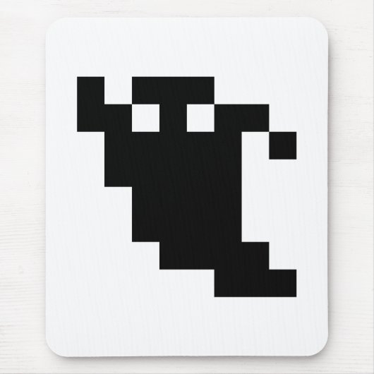 8 Bit Pixel Geest Schaduw Muismat (Voorkant)