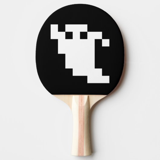 8 Bit Pixel Geest Tafeltennisbatje (Voorkant)