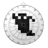 8 bit Pixel Ghost Shadow Dartbord (Voorkant)