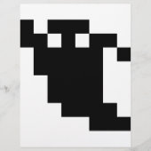 8 bit Pixel Ghost Shadow Flyer (Voorkant)