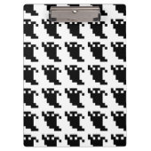 8 bit Pixel Ghost Shadow Klembord (Voorkant)