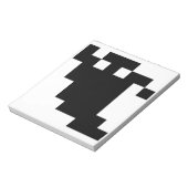 8 bit Pixel Ghost Shadow Notitieblok (Linkerzijde)