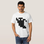 8 bit Pixel Ghost Shadow T-shirt (Voorkant volledig)
