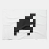 8 bit Pixel Ghost Shadow Theedoek (Horizontaal)