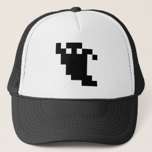 8 bit Pixel Ghost Shadow Trucker Pet