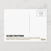 8 Bit Pixel Houndstooth Schachbrettpatroon Briefkaart (Achterkant)