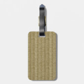 8 Bit Pixel Tatami Mat 畳 Bagagelabel (Achterkant verticaal)