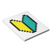 8 Bit Pixel Wakaba / Beginnersmarkering Notitieblok (Schuin)