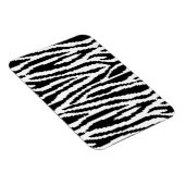 8 Bit Pixel Zebraprint Ontwerp Patroon Magneet (Rechterzijde)