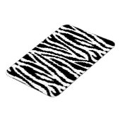 8 Bit Pixel Zebraprint Ontwerp Patroon Magneet (Linkerzijde)