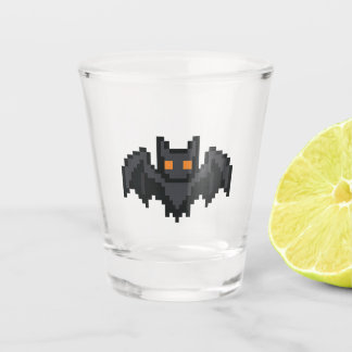 8-bit Retro Bat Shot Glas