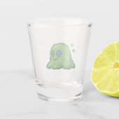 8-bit Retro Blob Shot Glas (Achterkant)