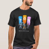 8 Bit Retro Guardian T-shirt Hunter Titan Warlock (Voorkant)