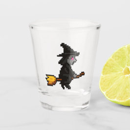8-bit Retro Heks Shot Glas