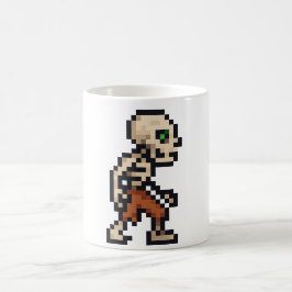 8-bit Retro Skelet Koffiemok