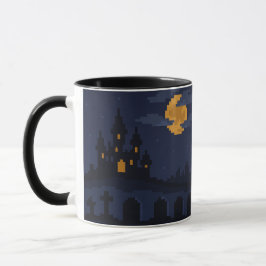 8-bit Retro Spokenkasteel Mok