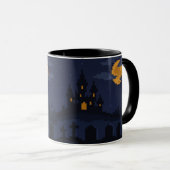 8-bit Retro Spokenkasteel Mok (Voorkant rechts)