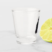 8-bit Retro Vampier Shot Glas (Links)