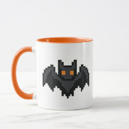 8-bit Retro Vleermuis Mok