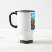 8 bit schattige paashaas/konijn reisbeker (Links)