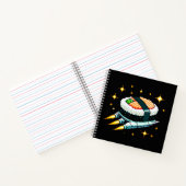 8-bit Space Sushi Adventure - Retro Pixel Art Notitieboek (Binnen)