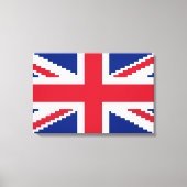 8 Bit Union Pixel Jack Canvas Afdruk (Voorkant)