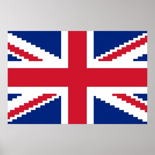 8 Bit Union Pixel Jack Poster (Voorkant)