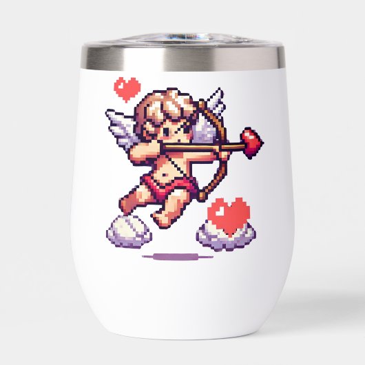 8 bit Valentijnsdag classic/ Cupid (Voorkant)
