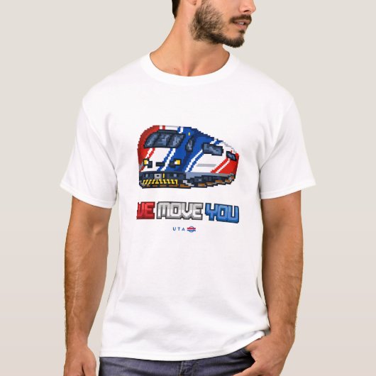 8-bit We Move You FrontRunner T-shirt (Voorkant)