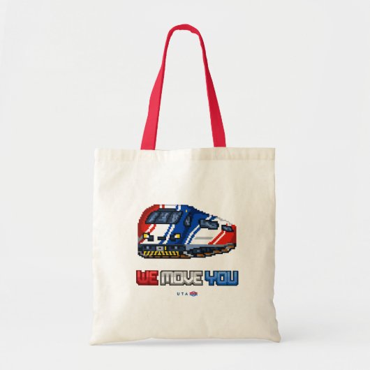 8-bit We Move You FrontRunner-tas Tote Bag (Voorkant)