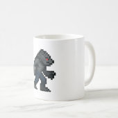 8-bit weerwolf koffiemok (Voorkant rechts)