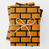 8-bits Brick-muur Inpakpapier Vel (In situ)
