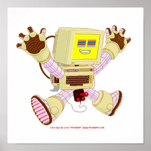 8-bits Buzz v1.0-Poster Poster (Voorkant)