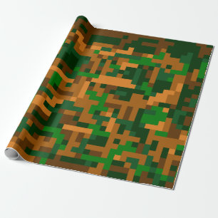 8-bits Camouflage Cadeaupapier