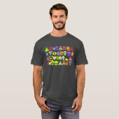 8-bits Classic Arcade Pixels Shirt (Voorkant volledig)