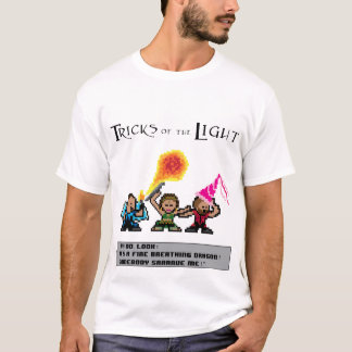 8-bits draak en afschermkapfunctie t-shirt