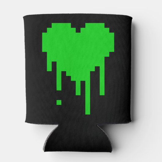 8-bits druppelend hart blikjeskoeler (Achterkant)