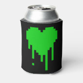 8-bits druppelend hart blikjeskoeler (Blikje Achterkant)