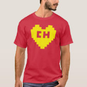 8-bits El Chapuln-hart T-shirt (Voorkant)
