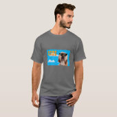 8-bits game over Afghaanse hond 2 T-shirt (Voorkant volledig)