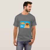 8-bits game over Pommeren T-shirt (Voorkant volledig)