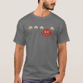 8-bits gamerontwerp-invader T T-shirt (Voorkant)