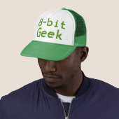 8-bits Geek Humoureuze Nerd Trucker Pet (In situ)
